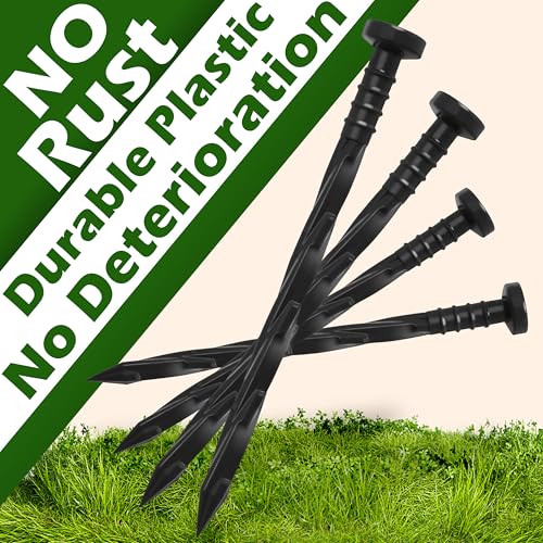 Gardzen 30 pcs Landscape Edging Anchoring Spikes - size: 30 pcs
