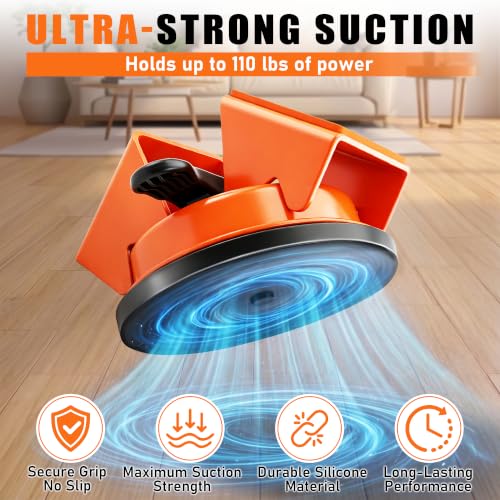 Heavy-Duty Floor Gap Fixer Tool with 45° Double-Sided Strike & Suction Cup