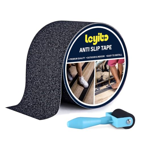 Anti Slip Tape 4" x 35' - Waterproof Grip Tape for Indoor/Outdoor - size: 4" X 35'
