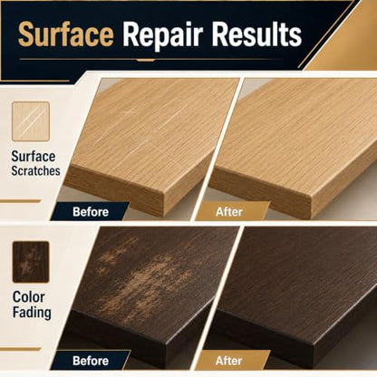 5‑Color Light Wood Filler Repair Kit, Anti‑Crack Restore Set