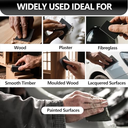 Premium 30-Sheet 240 Grit Wet Dry Sandpaper, 9 x 3-2/3 Inch - style: 240Grit