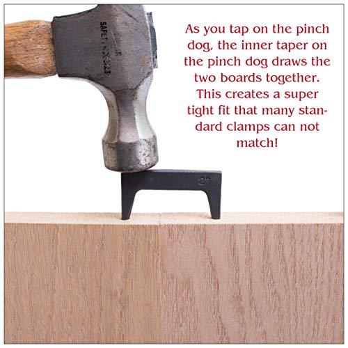 1½ Inch Wide Pinch Dogs Woodworking Clamp Tool