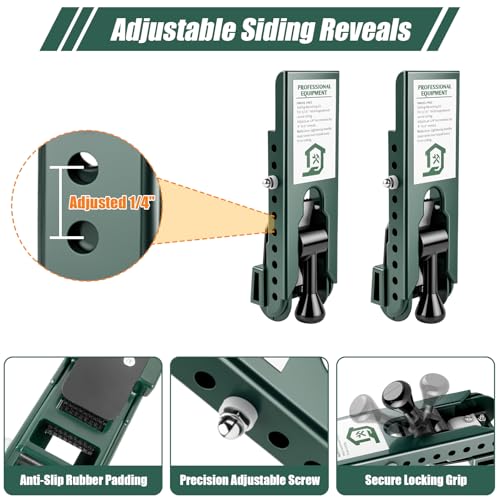 2-Pack Siding Installation Tools, 5/16" Lap Gauge for Fiber Cement