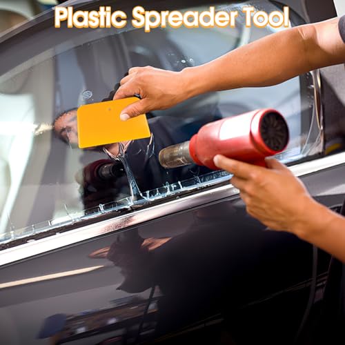 15 Pack Body Filler Spreader, Reusable Plastic Spreader for Applying Putty