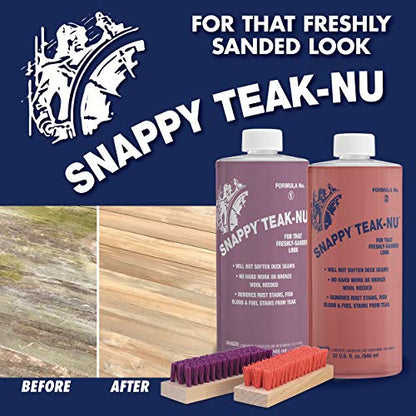 STAR BRITE Snappy Teak-Nu No 1 Restore & Renew - style: #1 & #2 32 Oz Kit