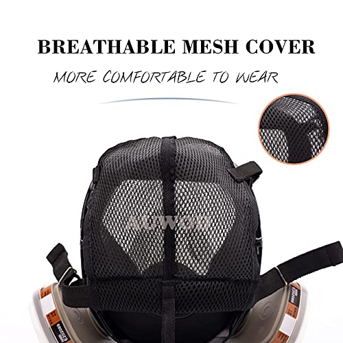 17in 1 Reusable Full Face Respirator Widely Used in Paint Sprayer, Chemical,Woodworking,Dust Protector