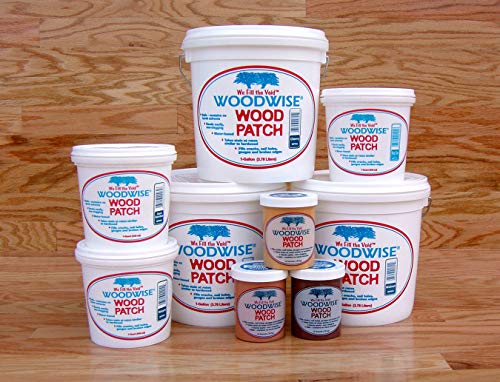 Woodwise The Original Wood Patch Waterbased Filler Ebony, 1-Gallon