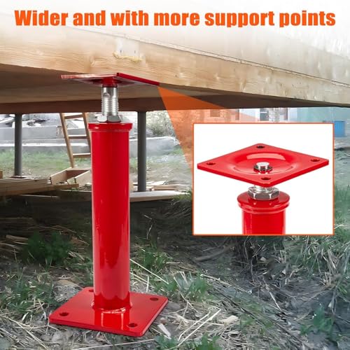 4 Pack House Floor Jacks, 16"-21" Height Range, 11023 LBS Max Load - size: 16" - 21" (4 Pack)