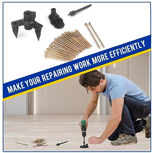 Squeaky Floor Repair Kit, Contains 5 Tools and 100 Screws - color: Contains 100 Screws