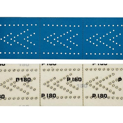 High Ground Ceramic Sanding Roll with Holes, Blue, 2.75 inch x 13 Yards, Hook and Loop, Perforated (400 Grit) - style: 400 Grit