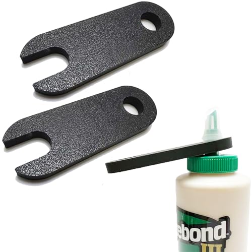 2 Pack Wood Glue Opener for Titebond 3 Wood Glue Designed to Open Glued-Shut Caps - color: Black & Black