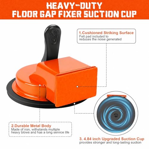 Heavy-Duty Vinyl Click Flooring Gap Repair Tool Set
