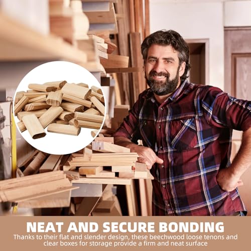 10mm x 50mm x 24mm Movable Tenon, Compatible with Domino tenons(90 Pack)