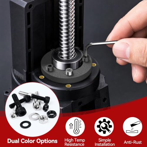 Heat Set Insert Kit 665PCS Threaded Inserts with 60W Soldering Iron, M4 Nuts, Quick Change Tips, Tweezers & Stand for 3D Printing, Plastic Thread Repair and DIY Projects - size: M4-665