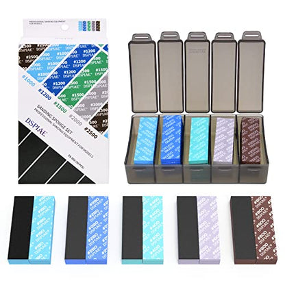 Soft Material Sanding Sponge Set Sandpaper Making Tool Kit Accessories for Dspiae Gundam GK Military Model - size: SS-S02