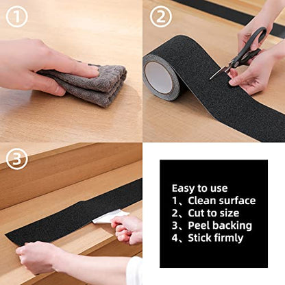 Reniteco 2" x16.5Ft Anti Slip Tape Red Heavy Duty Grip 1PC - color: 03-Red, size: 2in x 16.5Ft