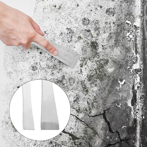 2PCS Stainless Steel Pry Bar Scraper, Metal Mini Flat Pry Bar Set, Multipurpose Crowbar Hive Tool with Trim Scraper, Small Flat-Pry Crowbar Tool for Beekeeping Equipment Pulling Scraping Lifting Tasks