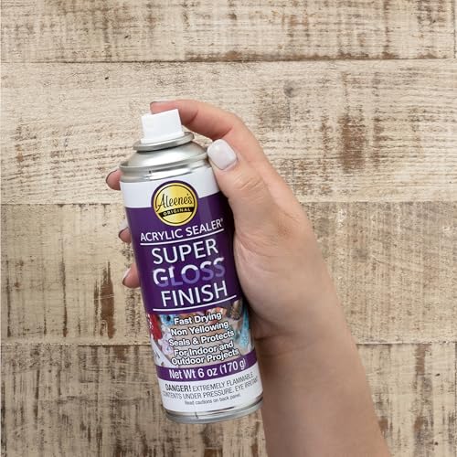 Aleene's Spray Acrylic Sealer, Super Gloss Clear Finish, 6 oz - color: Super Gloss