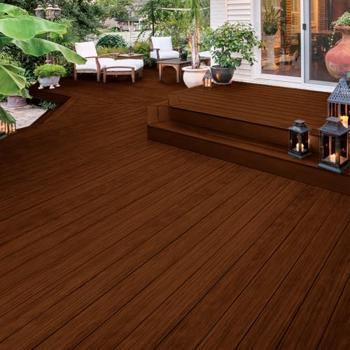 Flood Easy Seal 1 gal Mission Brown Semi-Transparent Wood Stain & Sealer - color: Mission Brown
