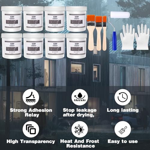 84 OZ Waterproof Sealant, Invisible & Transparent Waterproof Agent - size: 8Pack