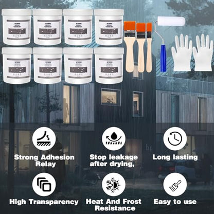 84 OZ Waterproof Sealant, Invisible & Transparent Waterproof Agent - size: 8Pack