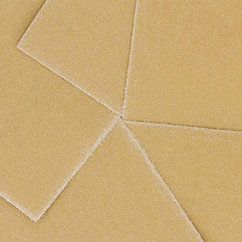 Dura-Gold Premium 1/4 Sheet Gold Sandpaper Sheets, 100 Grit (Box of 24) - size: 100-Grit