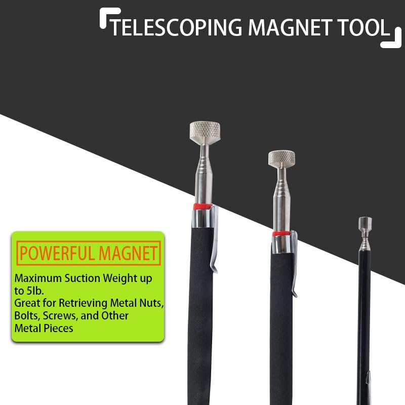 7 Pack Telescoping Magnetic Pickup Tool Set - size: 7