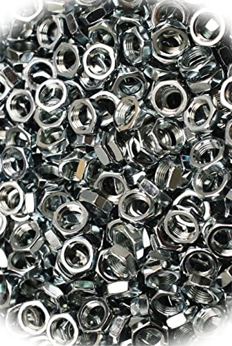 Hex Panel Nuts 1/8-27 Pipe Thread, Zinc - 1/8-27 x 3/16 x 9/16, 250 Pack
