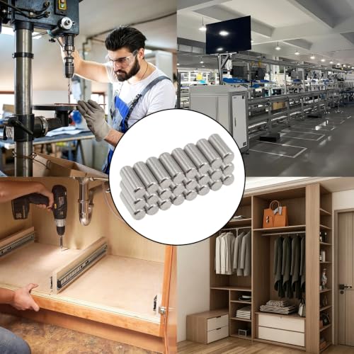 24Pcs 5mm x 12mm / 1/5 Inch x 0.47 Inch Shelf Pegs, Shelf Pins - size: M5 x 12mm