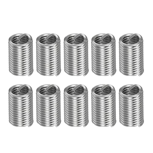 HARFINGTON 10pcs Wire Thread Inserts M4 x 0.7 3D 304 Stainless Steel Helical Coiled Wire Threaded Sleeve - size: M4 x 0.7