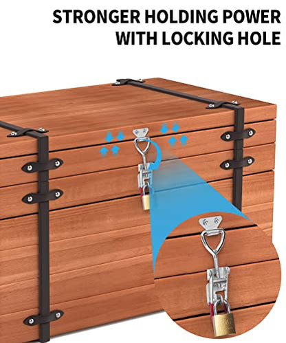Vicuna R 4003 Heavy Duty Toggle Latch Clamp, Large Adjustable Pull Latch - style: 4003-4PK