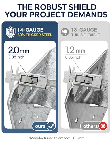 45 Pack Hurricane Ties for Rafters, 14 Gauge Hot Dip Galvanized Hurricane Straps, Joist Hangers Fit 2x4 2x6, Rafter Tie Brackets for Roof Trusses, Hurricane Clips for Roofing Wood Timber Connectors - style: 14Gauge