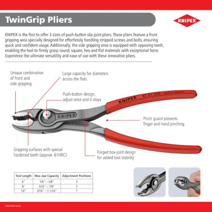 TwinGrip Pliers, 6-inch