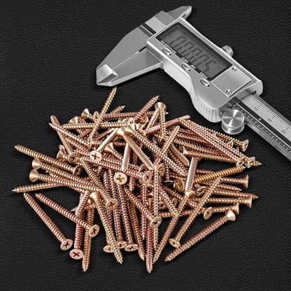 M5×80mm Phillips Countersunk Wood Screws,1022A Color Zinc - size: M5×80mm（20pcs）