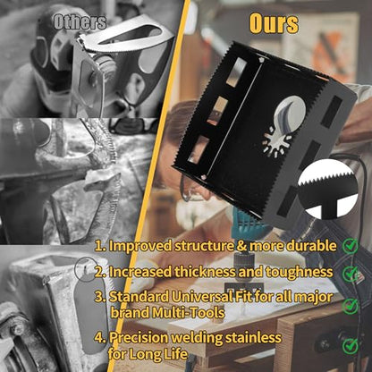 Square Slot Cutter, Drywall Outlet Cutter for Oscillating Tools - color: Square