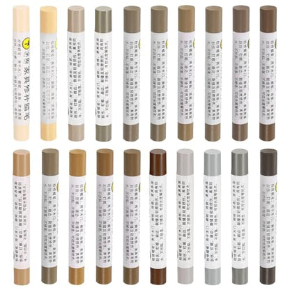 20 Pcs Wood Filler Sticks Wood Repair Wax Crayons Wood Series - color: Wood Series