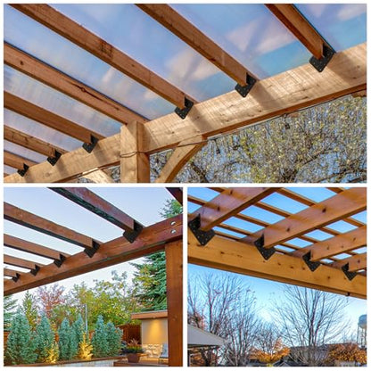 Hurricane Ties 48 Pack,Hurricane Straps,Rafter Brackets - size: 48PCS, style: 2''X4'' Hurricane Ties
