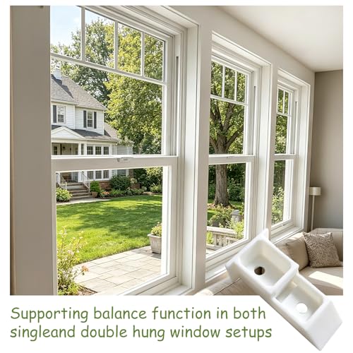 10 Pack, Window Balance Top Guide Replacement, White