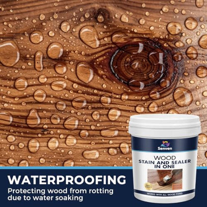 Wood Stain and Sealer in One, Polyurethane Wood Finish Water Based Polyurethane Clear Gloss Wood Protection Polyurethanes Waterproof Coating, Fast Dry Polyurethanes Sealant, Easy Clean Up 35oz - color: Clear, size: 35 Fl Oz