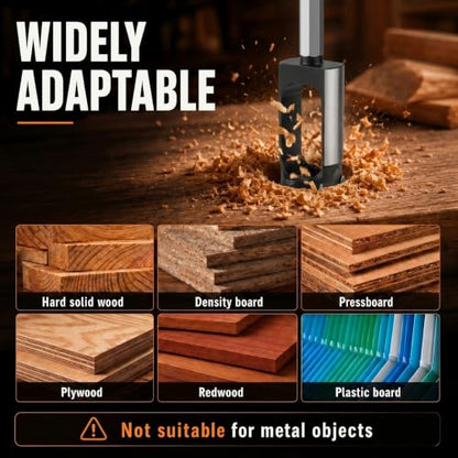 Lasnten 3 Pcs Plug Cutter Tenon Drill Bit Set, 3/8″, 1/2", 5/8" - size: 3/8″, 1/2", 5/8"