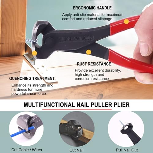 3Pcs Heavy Duty Staple Remover, Upholstery Staple Puller Tool