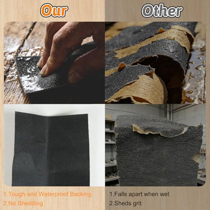 15 PCS Wet Dry Sandpaper 100 Grit Sheets for Polishing & Finishing - color: 100G, size: 9x11 Inch