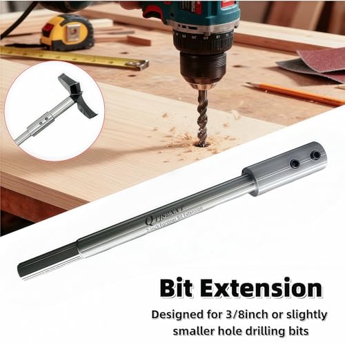 1PCS Forstner Drill Bit Extension Kit, 7" Long Extension Rod, - size: 7"
