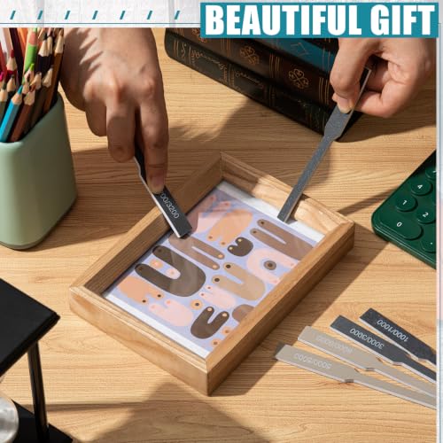 Honoson 20 Pcs Sanding Sticks Model, Low and High Grits, Innovative Style - style: Innovative Style