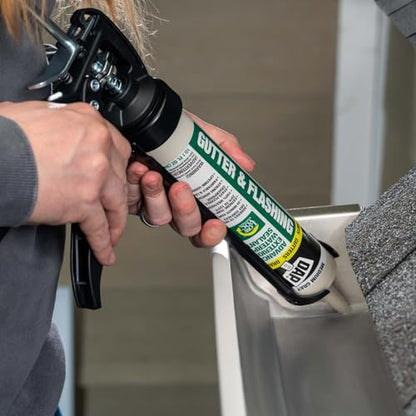 DAP Gutter & Flashing Advanced Exterior Sealant, Medium Gray, 10.1 Oz (7079801835)
