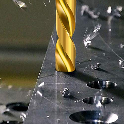 ENERTWIST 230 PCS Titanium Drill Bit Kit Set, Conventional 135° Tip - style: 230PCS(135°)