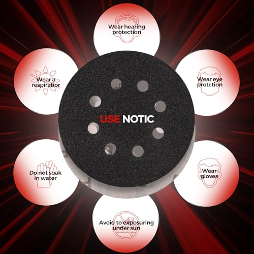 100PCS 5 Inch Sanding Discs 120 Grit Random Orbit Sander Sandpaper - style: Silicon Carbide