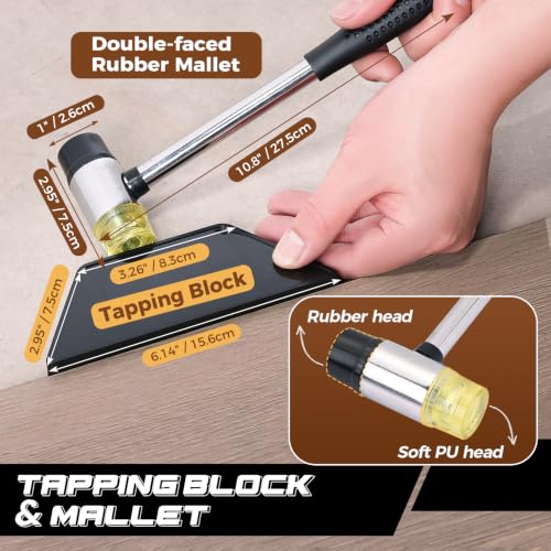 NATGAI Laminate Flooring Installation Kit 33PCS, LVP Flooring Tools