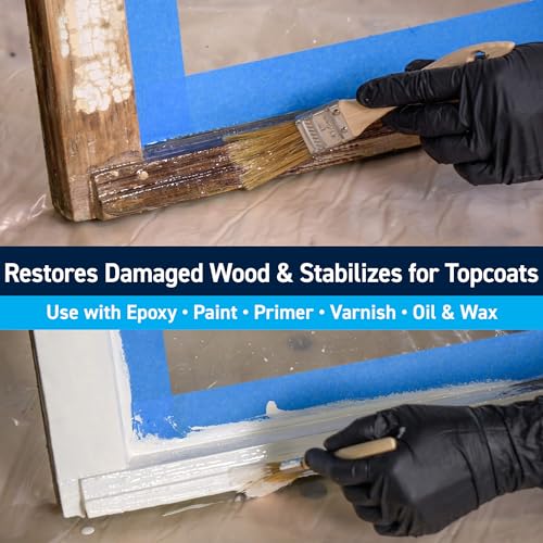 TotalBoat Clear Penetrating Epoxy Wood Sealer - 1.5 Pint Kit, Cold Weather - size: 1.5 Pint, style: Cold Weather