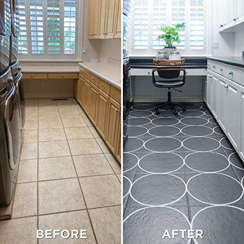 Rust-Oleum Home Interior Floor Semi-Gloss Charcoal Gray Coating Kit - color: Charcoal Gray